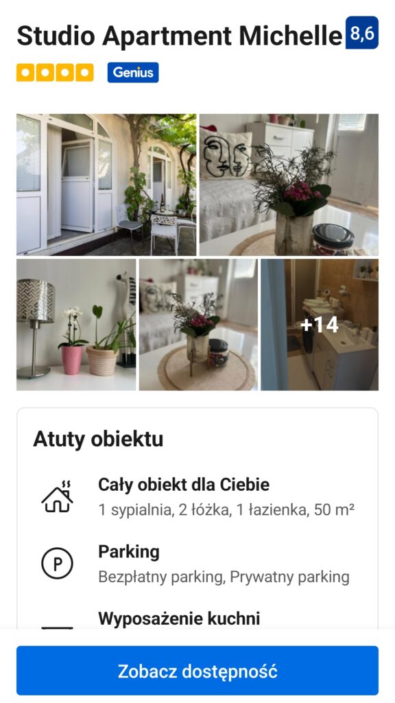 Apartament w Dubrowniku