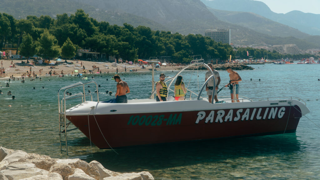 Chorwacja parasailing