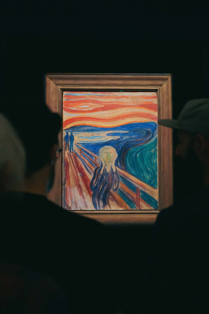 Obraz Krzyk w Muzeum Oslo