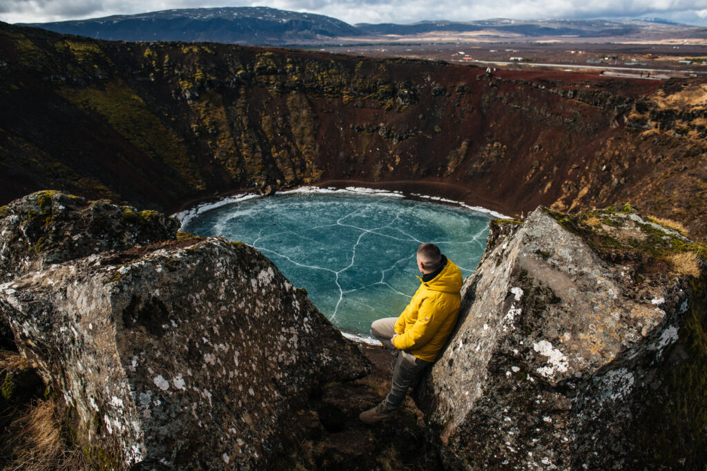 Krater Kerið w Islandii