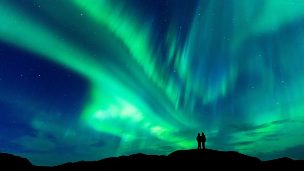 Islandia Zorza Polarna